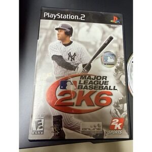 Major League Baseball 2K6 MLB‎ Sony PlayStation 2 PS2 Derek Jeter 2K Sports